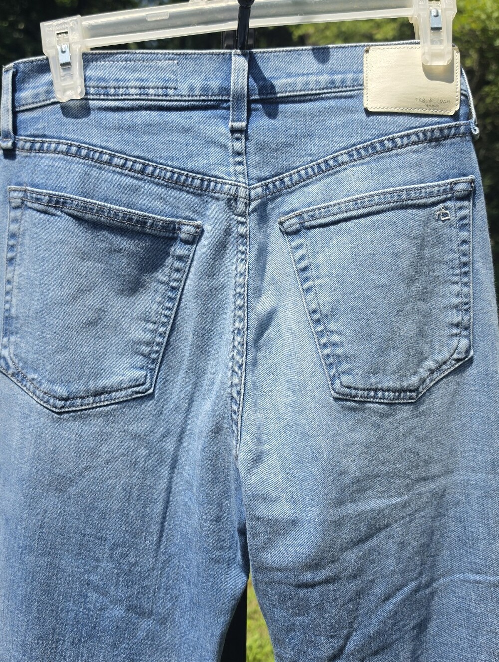 Rag & Bone Harlow Mid-Rise Ankle Straight Jeans Jalen Size 26 - Picture 7 of 11